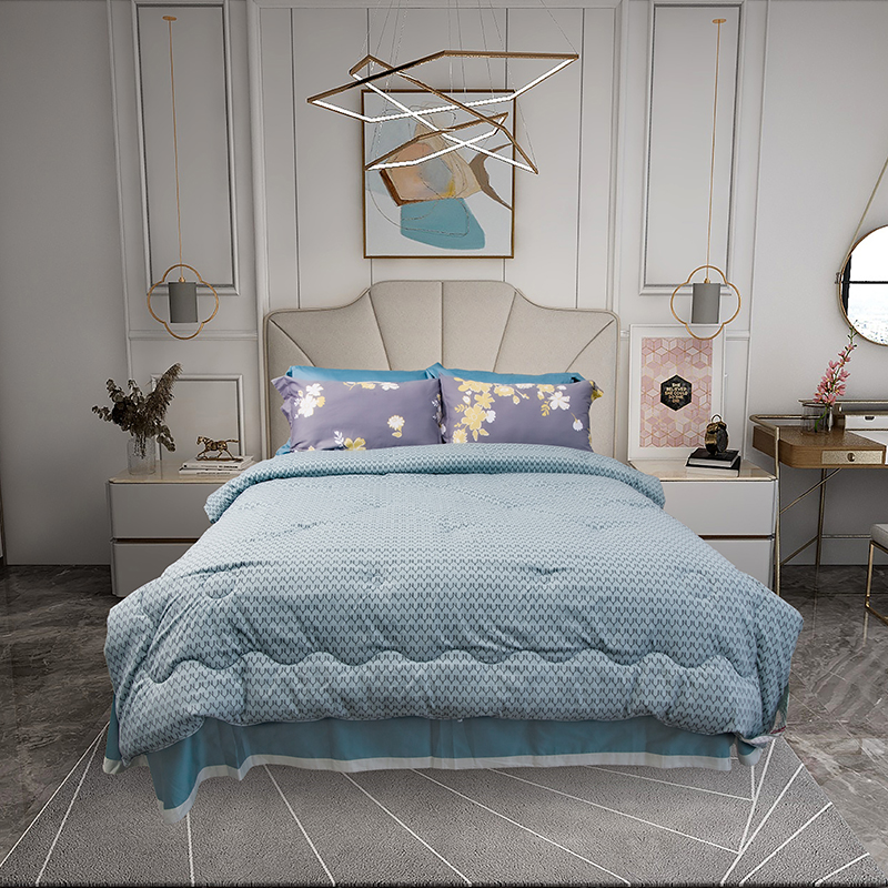 bbin宝盈概念健康保暖被（绿灰）