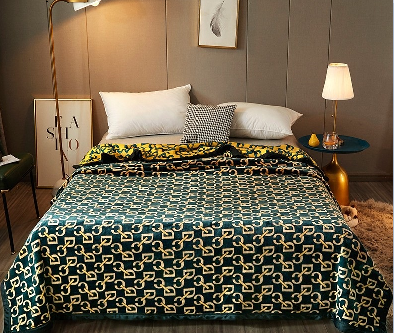 bbin宝盈大牌风迪奥云毯（绿色）